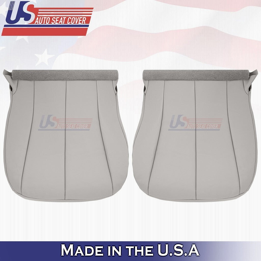 2007 to 2011 For Toyota Camry Driver &Passenger Tops &Bottoms Leather Cover Gray