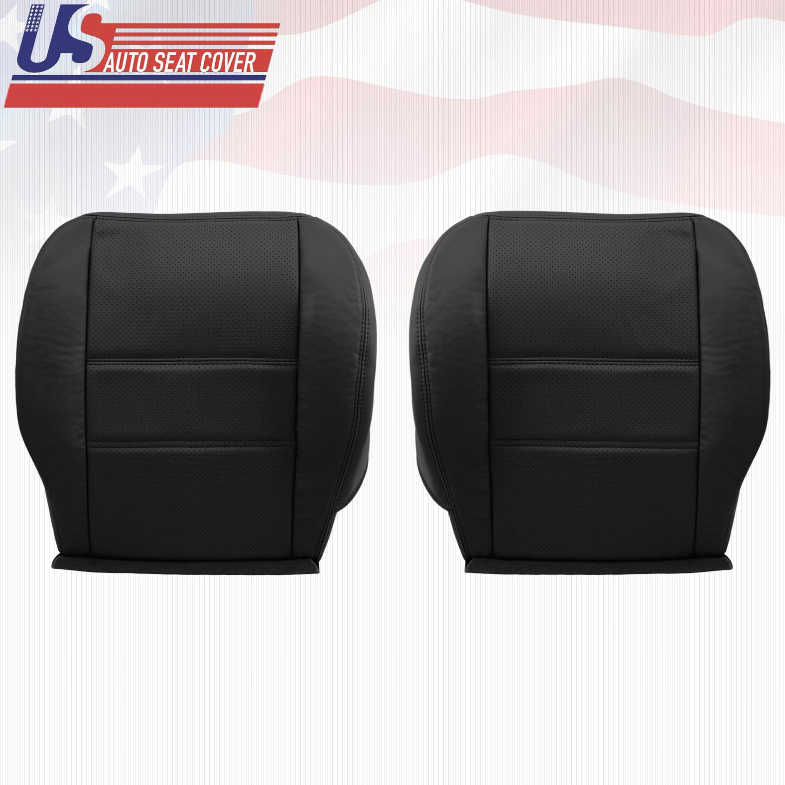 2001 2002 Driver & Passenger Bottom Leather Seat Cover Fits Nissan Pathfinder