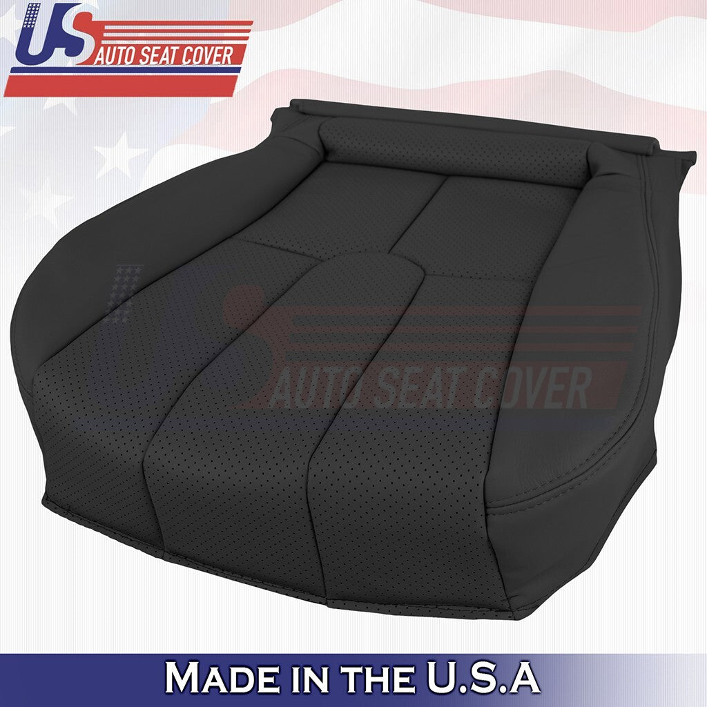 2003 Fits Infiniti G35 Coupe Front Driver Bottom Leather Seat Cover Black