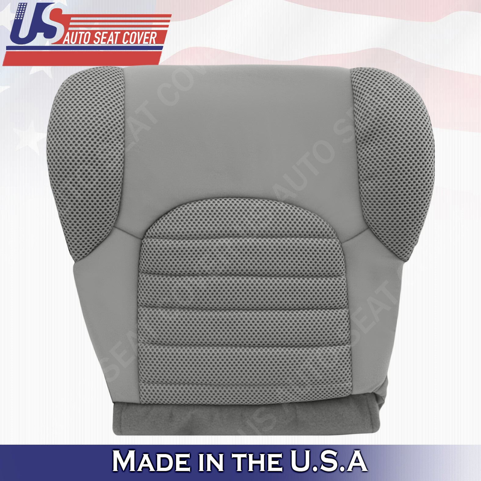 Driver & Passenger Bottom Cloth Cover Gray Fits 2007 to 2015 Nissan Pathfinder