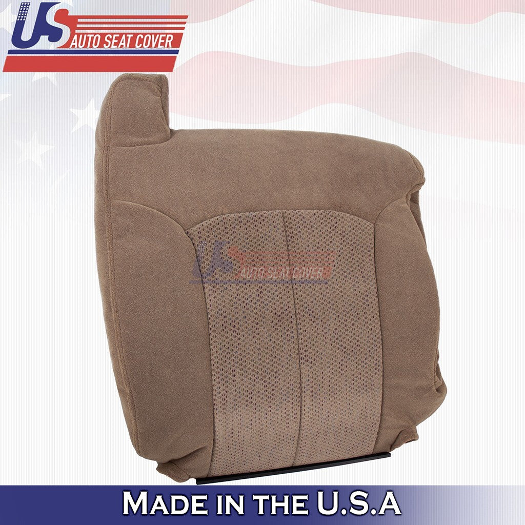 1999 to 2002 For Chevy Silverado RIGHT Top/Armrest/Headrest Cloth Cover DkTan