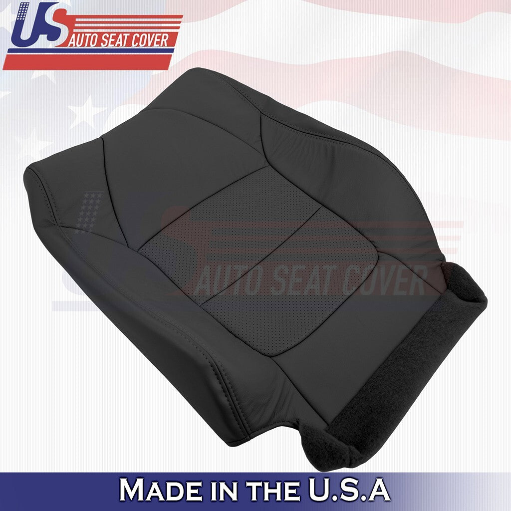 2002 2003 Compatible with Acura TL Type S Passenger Top Leather Seat Cover Black