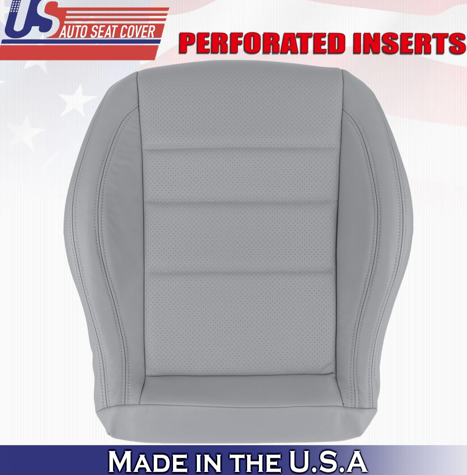 2012 to 2015 For Mercedes Benz C350 2Door Passenger Bottom Leather Cover Gray