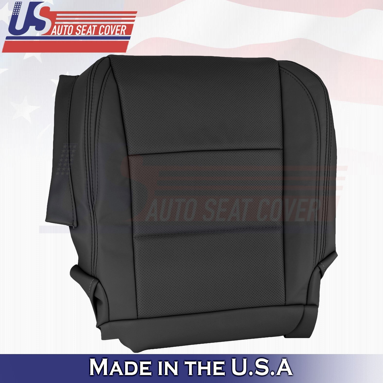 2017 2018 2019 2020 For Lexus GS350 Passenger Bottom Leather Seat Cover Black
