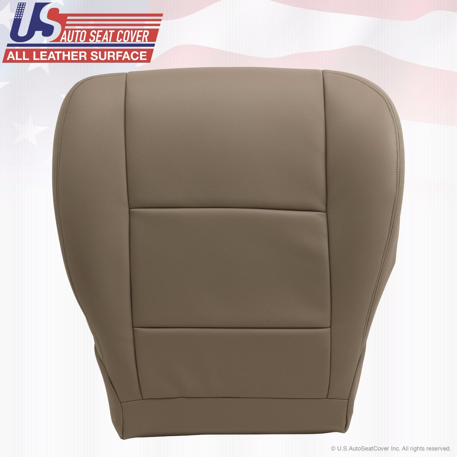 Fits 2001-2004 TOYOTA TUNDRA SEQUOIA Passenger Bottom Leather Seat Cover Tan