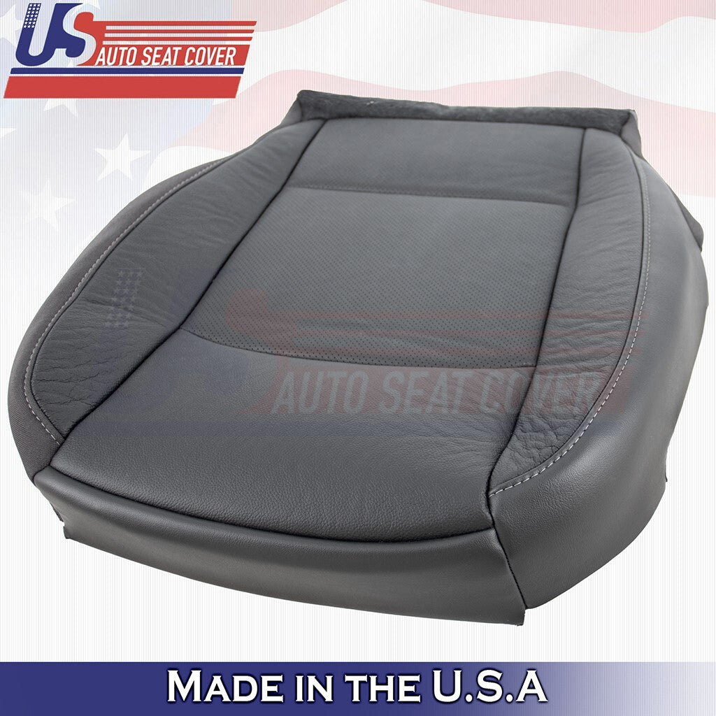 2016 2017 2018 2019 2020 For Chevy Malibu Right Lower Leather Seat Cover Black