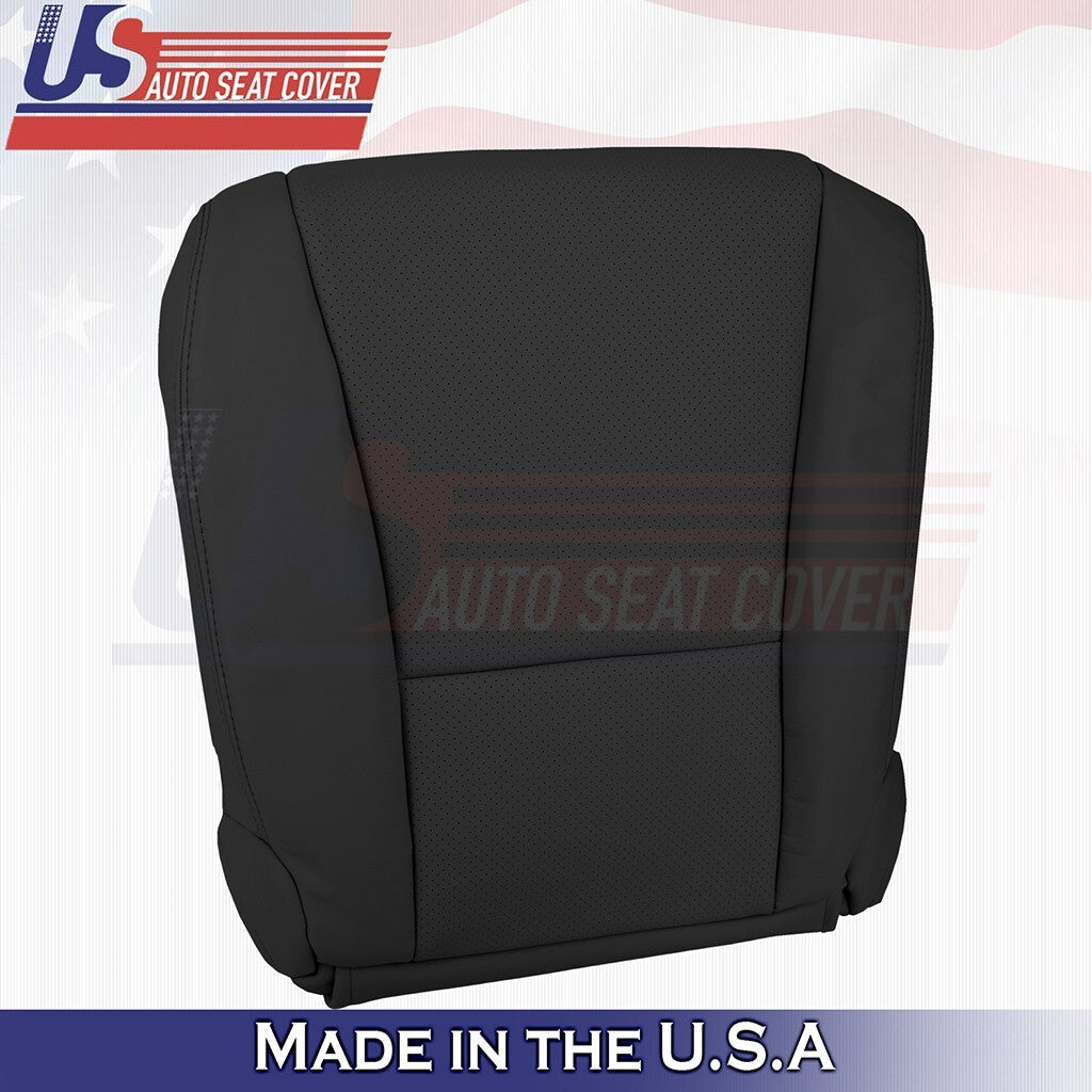 2007 to 2012 For Lexus LS600h Front Set Bottoms &Tops Leather Cover Black