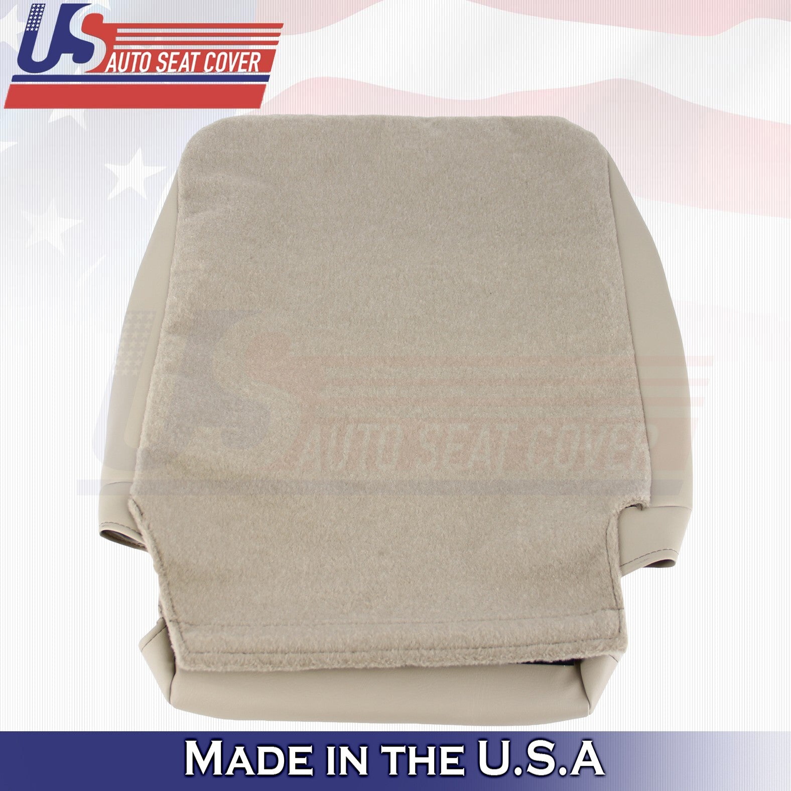 2014 -2019 For GMC Sierra Denali Rear Driver Passenger Top Leather Cover Shale