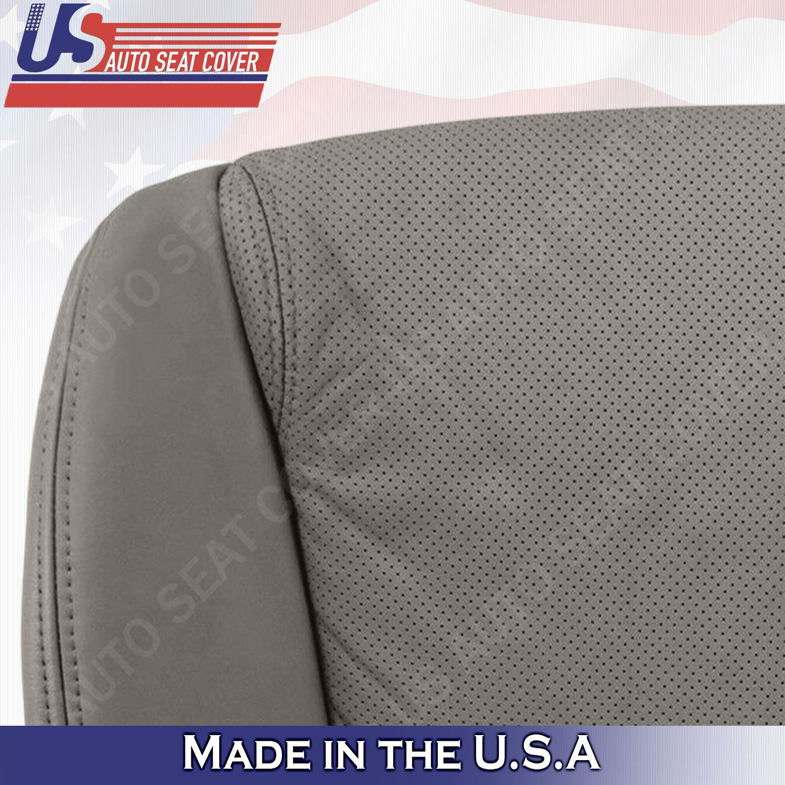 Fit 2006 TO 2011 Lexus GS350 PASENGER DRIVER Bottom Leather Perforate Cover GRAY