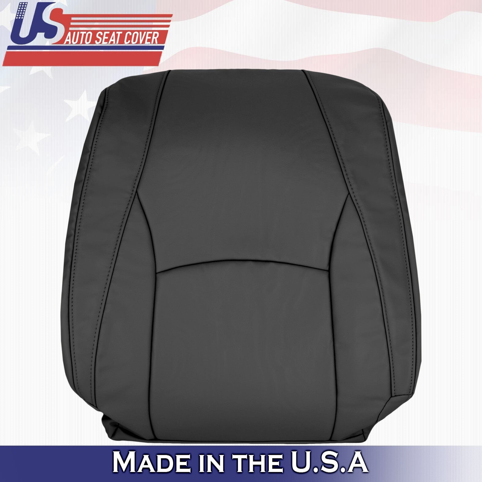 2004 2005 For Lexus RX350 RX330 RX400 Driver & Passenger Top Leather Covers BLK