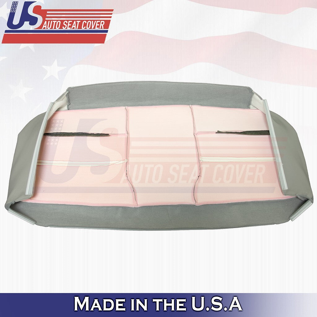 1994 to 1997 Fits Ford F350 F450 XLT Rear Bench Bottom Vinyl Seat Cover Gray