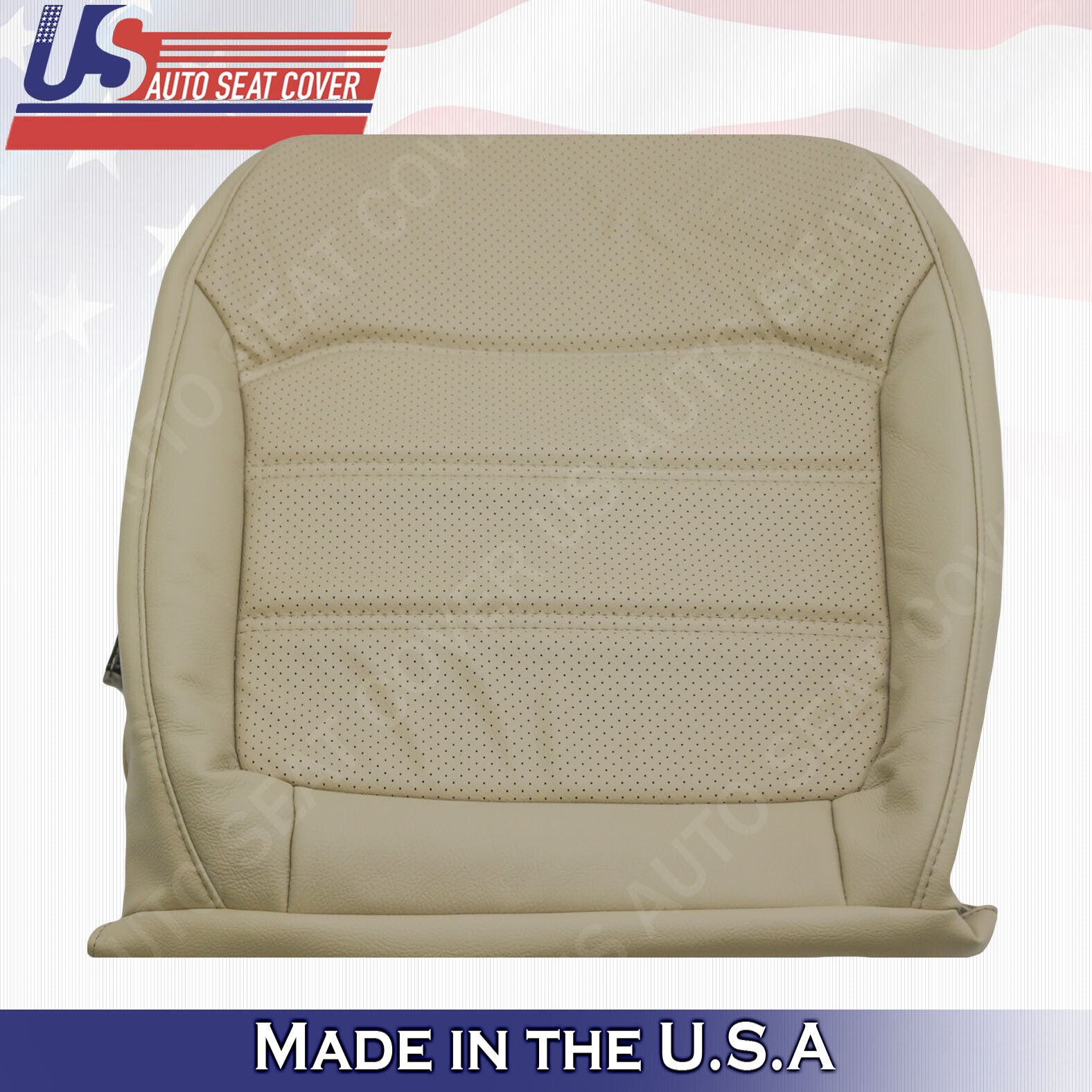 2012 -2020 Fits For Volkswagen Passat Front Driver Bottom Leather Seat Cover Tan