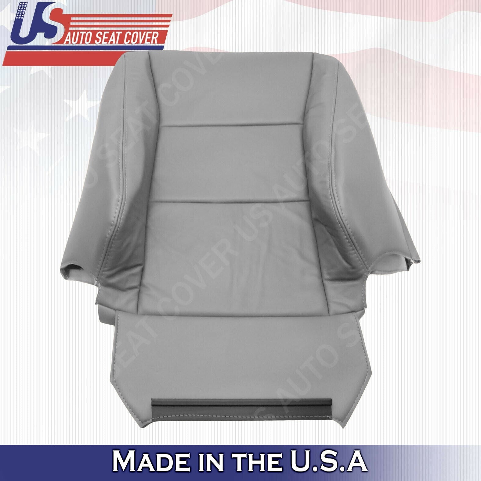 1998 to 2007 FOR Toyota Land Cruiser Driver &Passenger Tops Leather Covers Gray