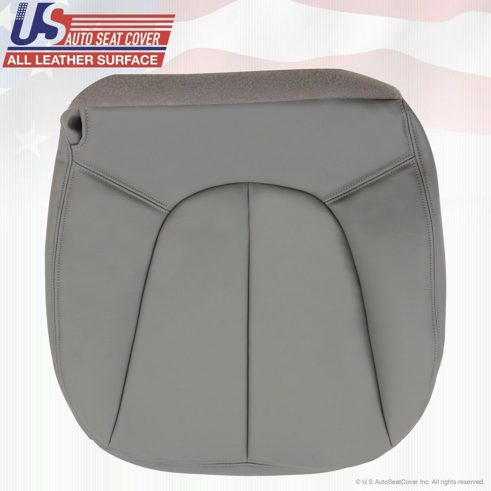 1997 1998 1999 01 2002 Ford Expedition XLT Driver Bottom Leather Seat Cover Gray