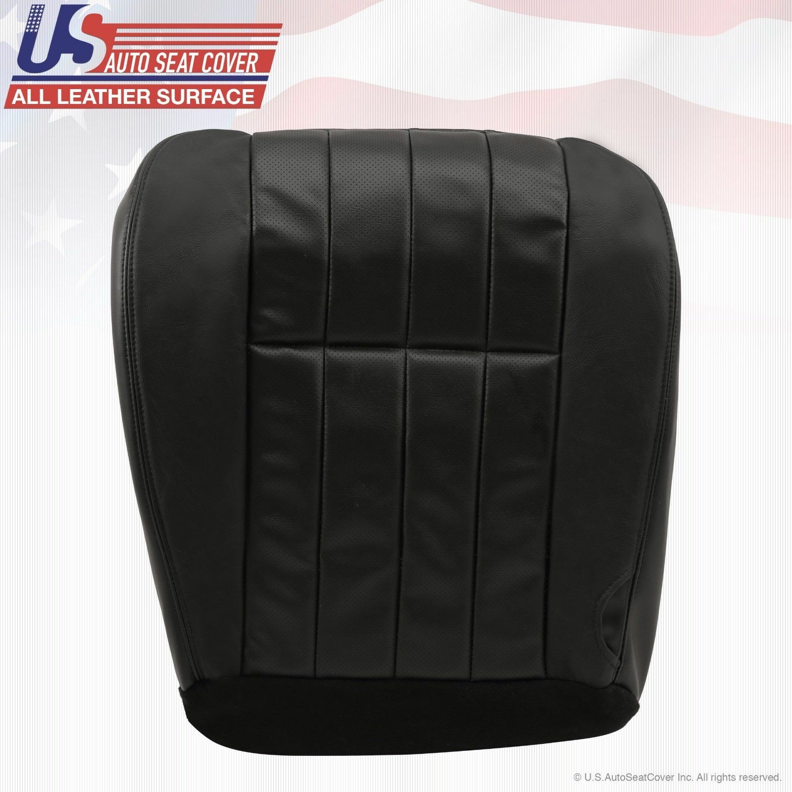2005 2006 2007 Fits Ford F250 Driver & Passenger Bottoms Leather Cover Black
