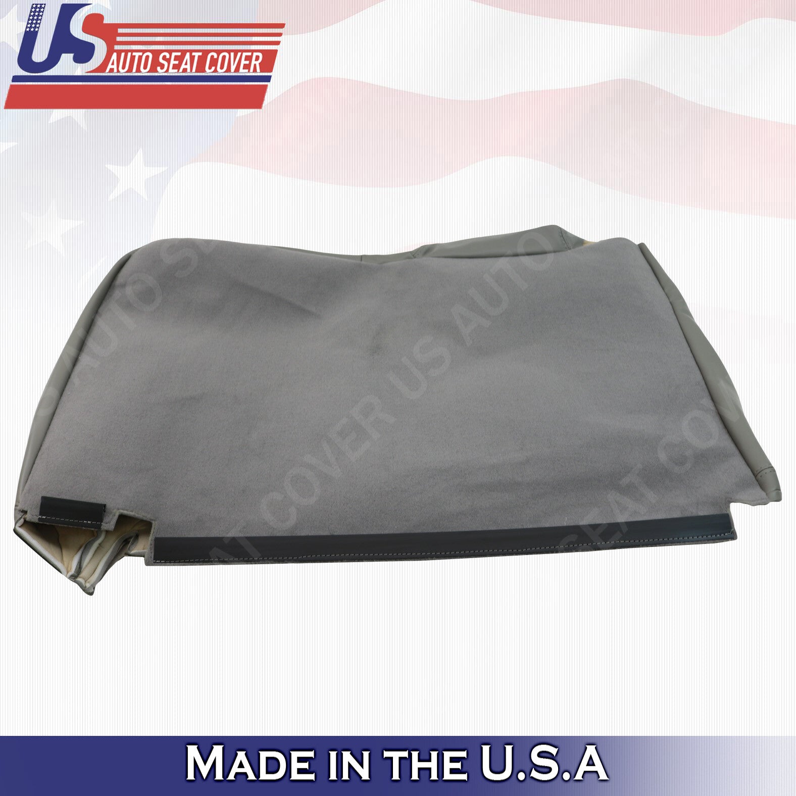 2003 to 2006 Chevy Tahoe Suburban REAR 60' Top Leather Seat Cover Pewter Gray