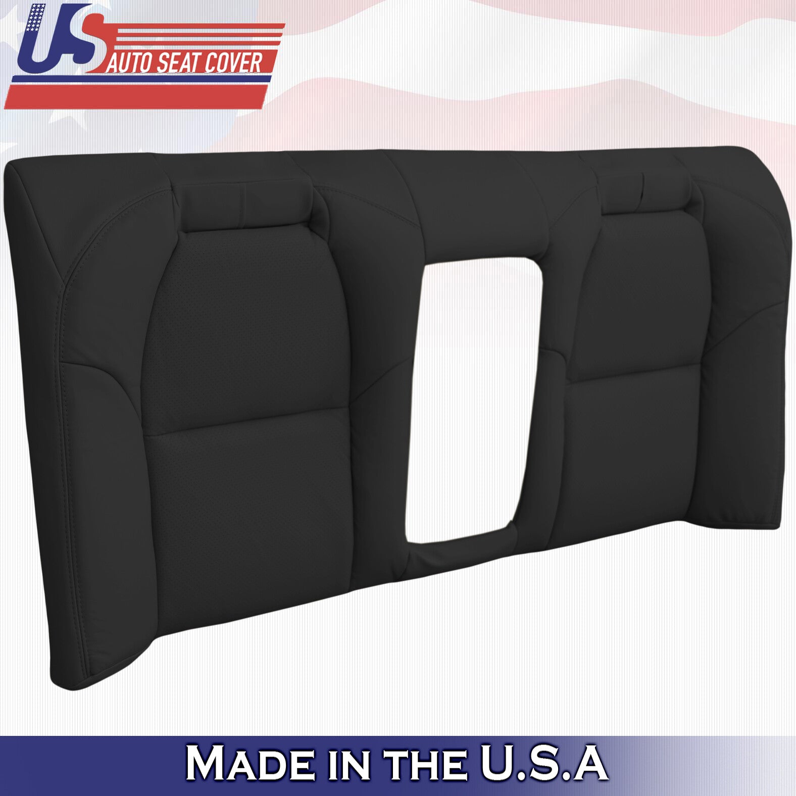 2004 Fits Acura TL Rear Bench Top Perforated Leather Replacement Seat Cover BLK