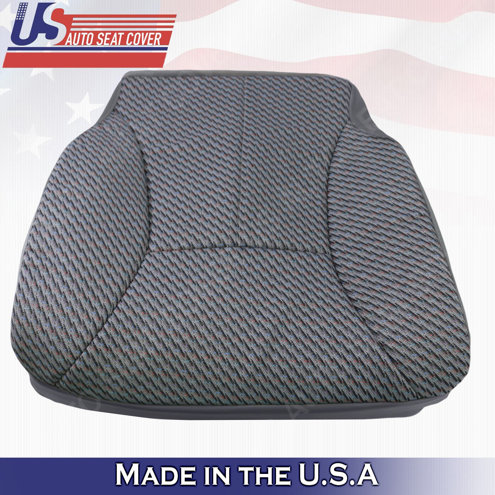 DRIVER BOTTOM CLOTH COVER DK GRAY+FOAM CUSHION 1998-2002 FOR Dodge Ram EXT CAB
