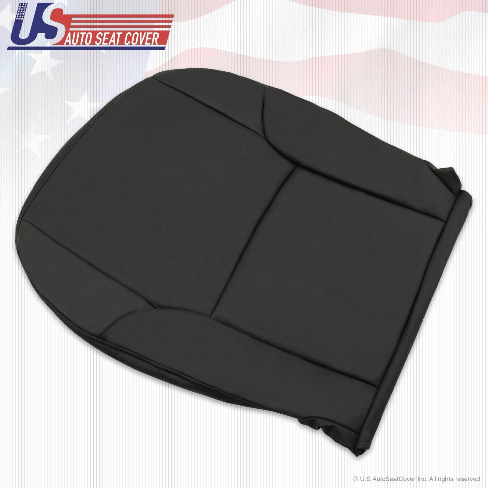 Driver Bottom Synthetic Seat Cover Black 2003 to 2009 Fits Toyota 4Runner