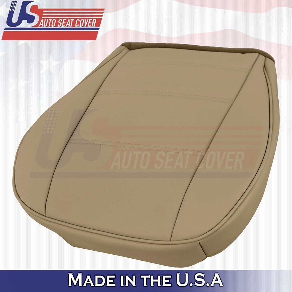 1999 -2004 FOR Ford Mustang V6 Passenger Bottom Genuine Leather Seat Cover Tan