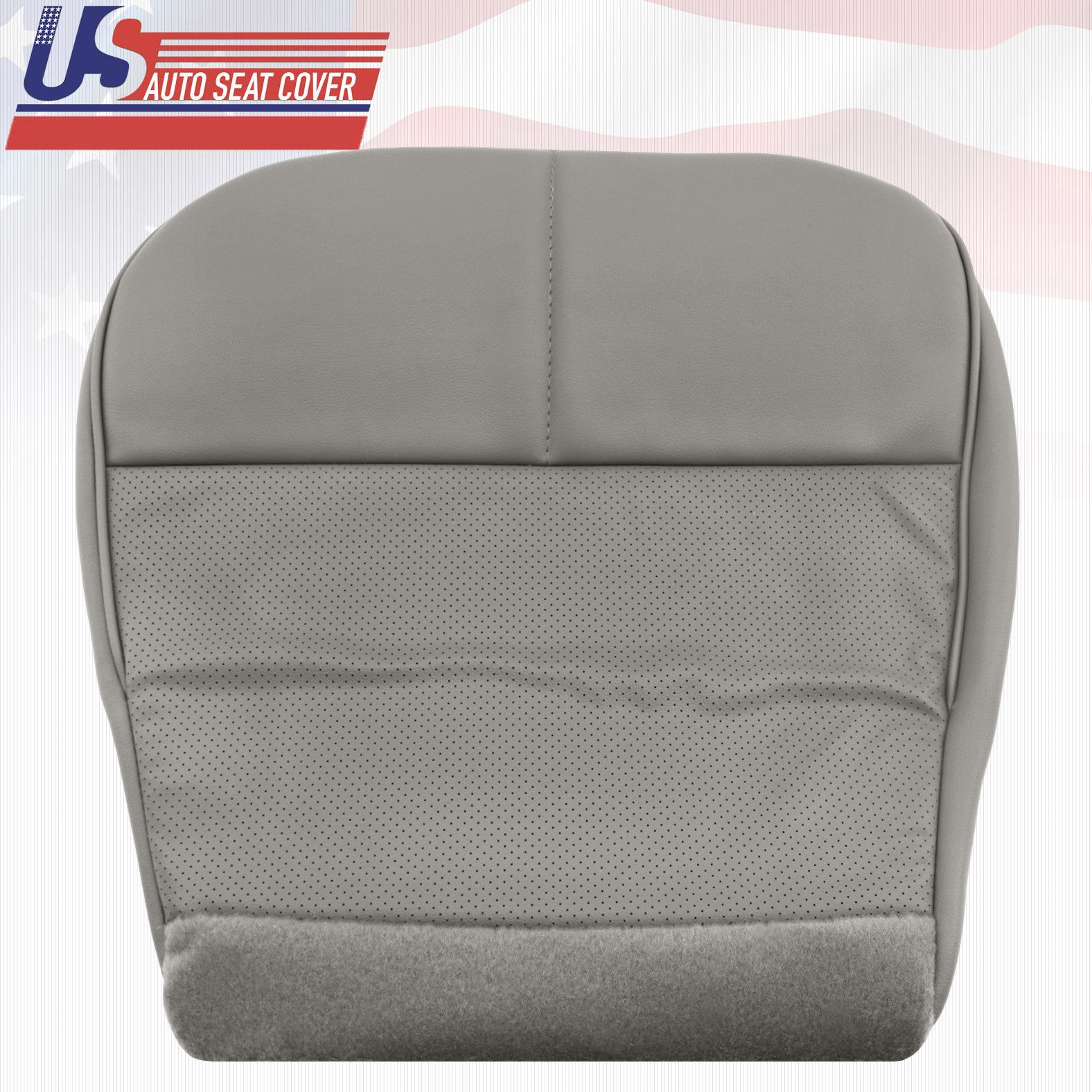 For 1998 1999 Ford Econoline E-250 Extended Driver Bottom vinyl Seat cover gray