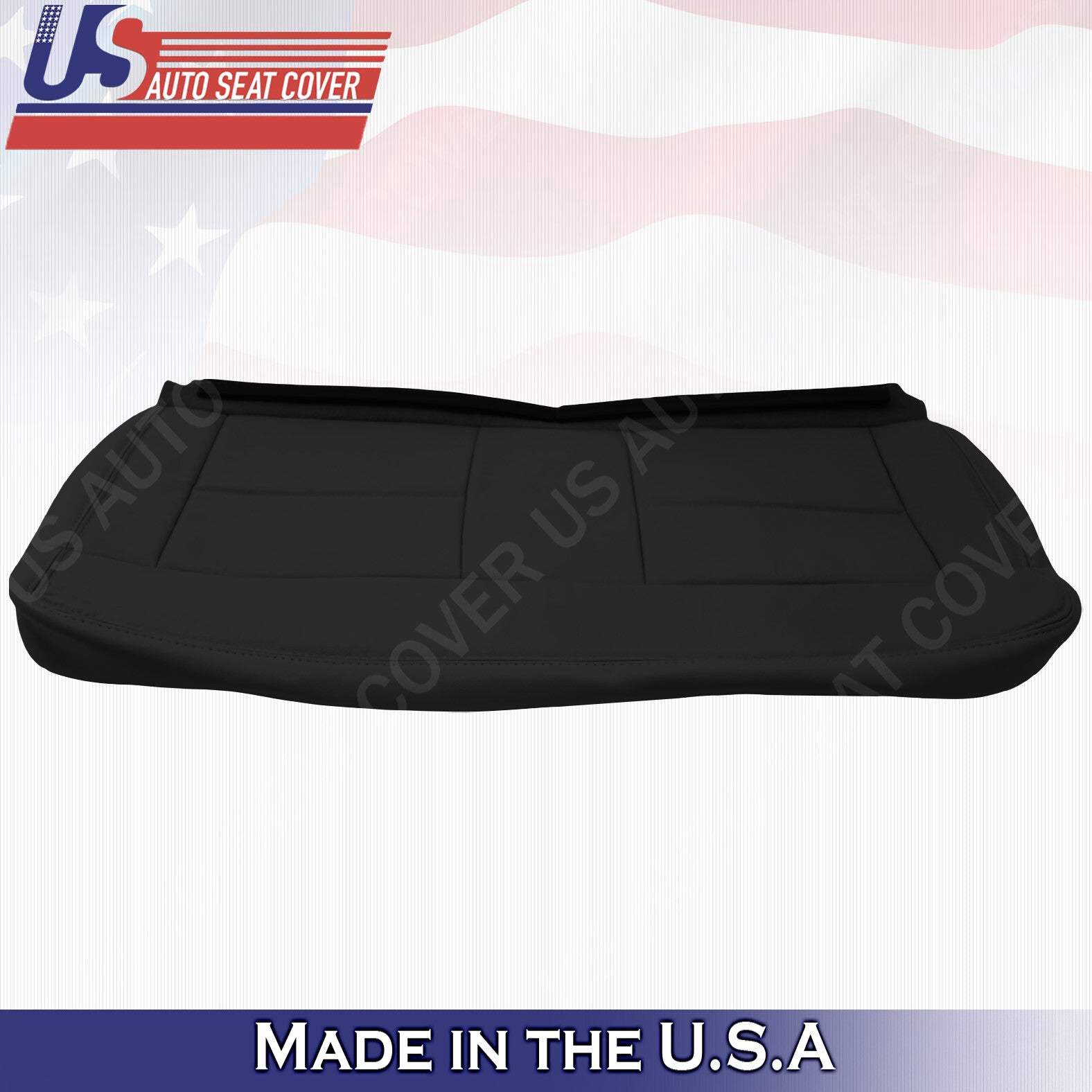 2004 2005 2006 2007 2008 Ford F150 Rear DRIVER Bottom Black Leather Seat Cover