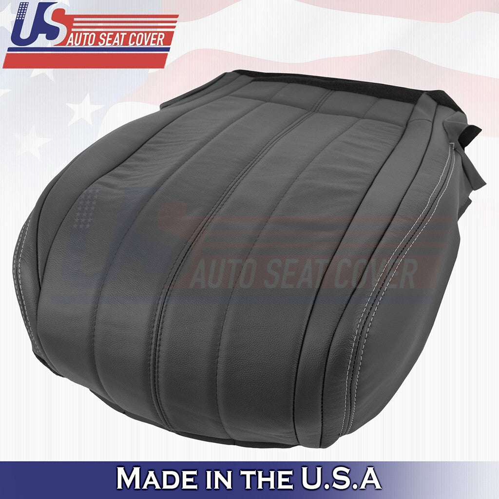 2014 For Infiniti QX70 Front Driver Bottom Genuine Leather Seat Cover In Black