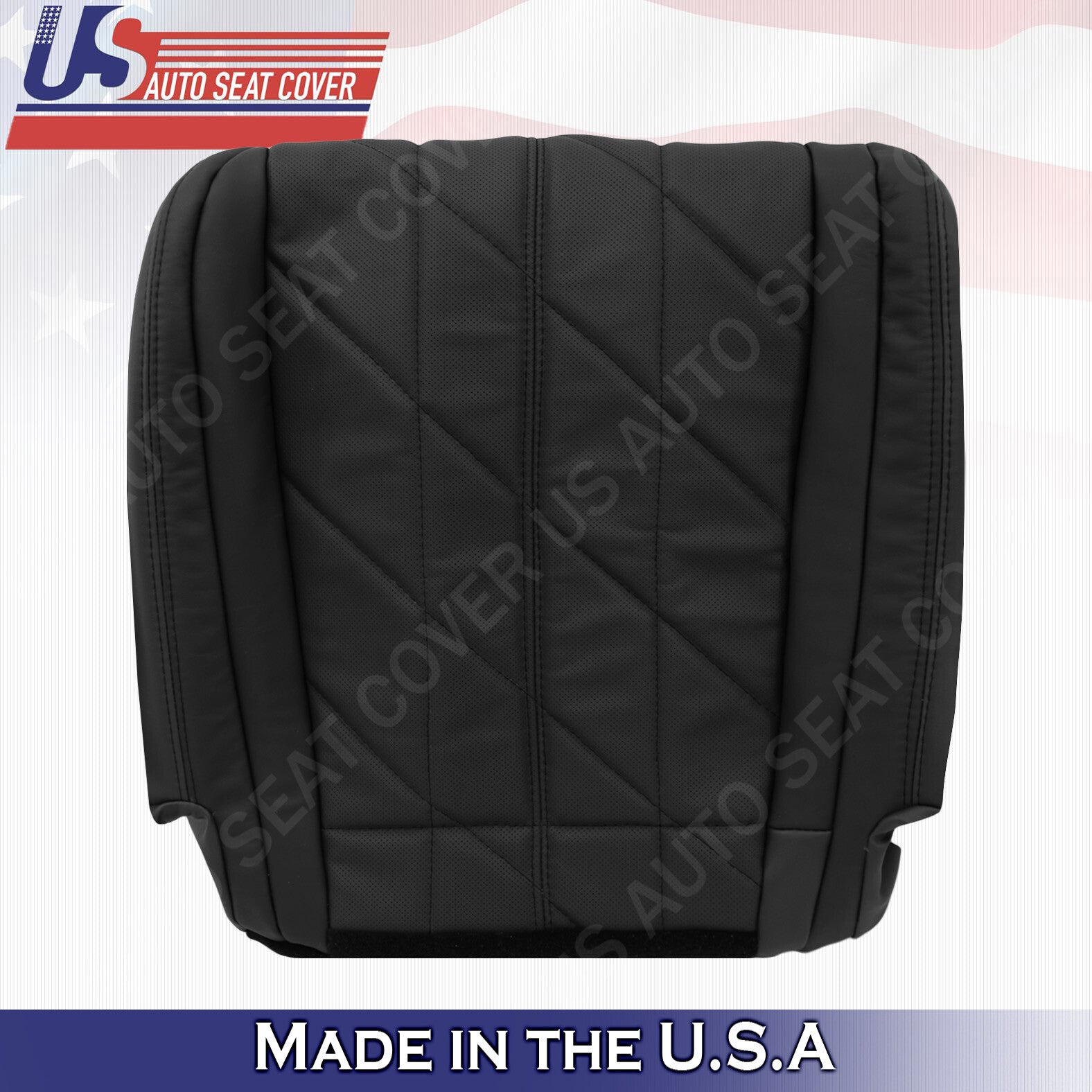 Fits 2009 to 2013 INFINITI FX35 FX37 QX70 Front Row Bottoms Leather Covers Black