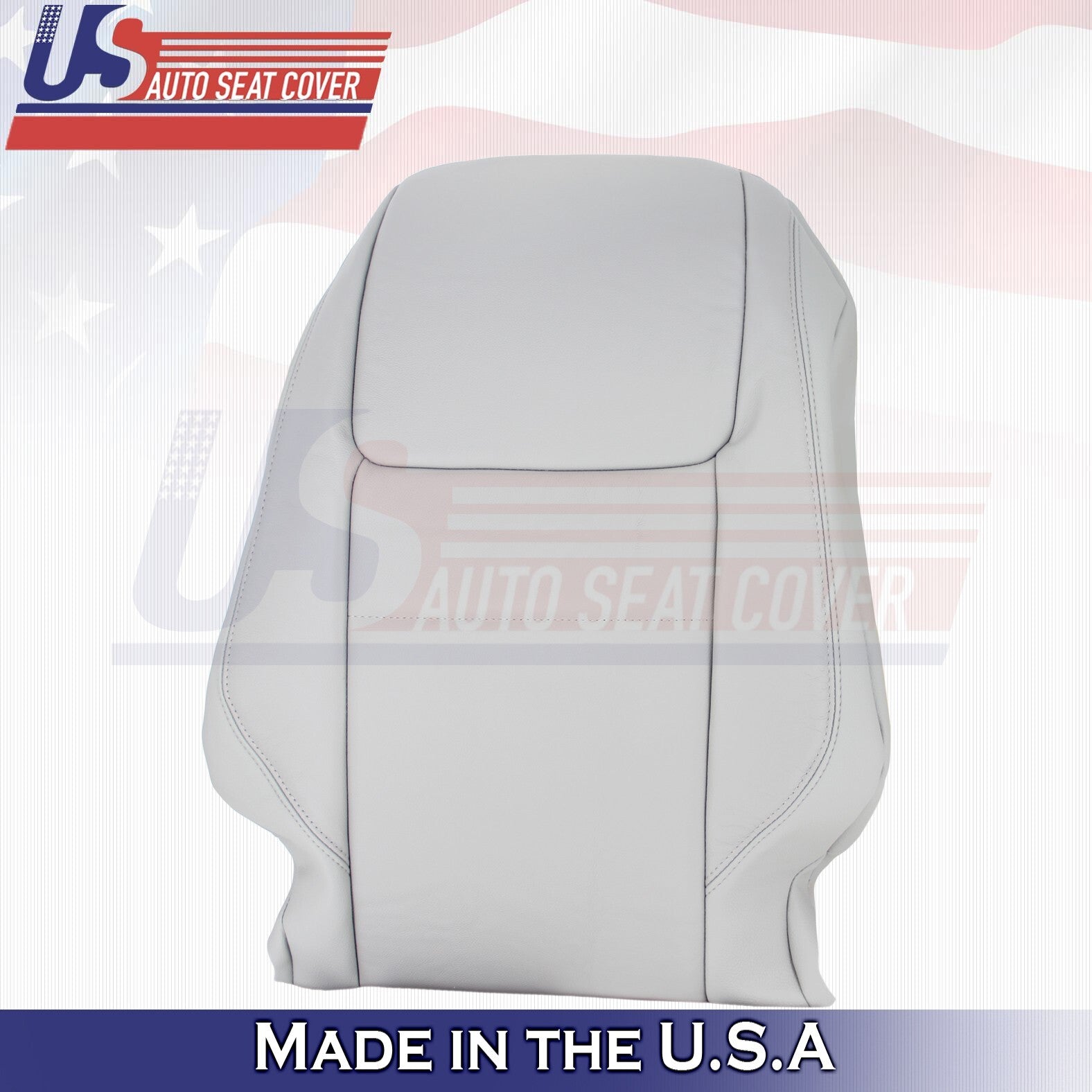 2017 to 2020 Fits Toyota Sienna Passenger Top Leather Seat Cover Gray