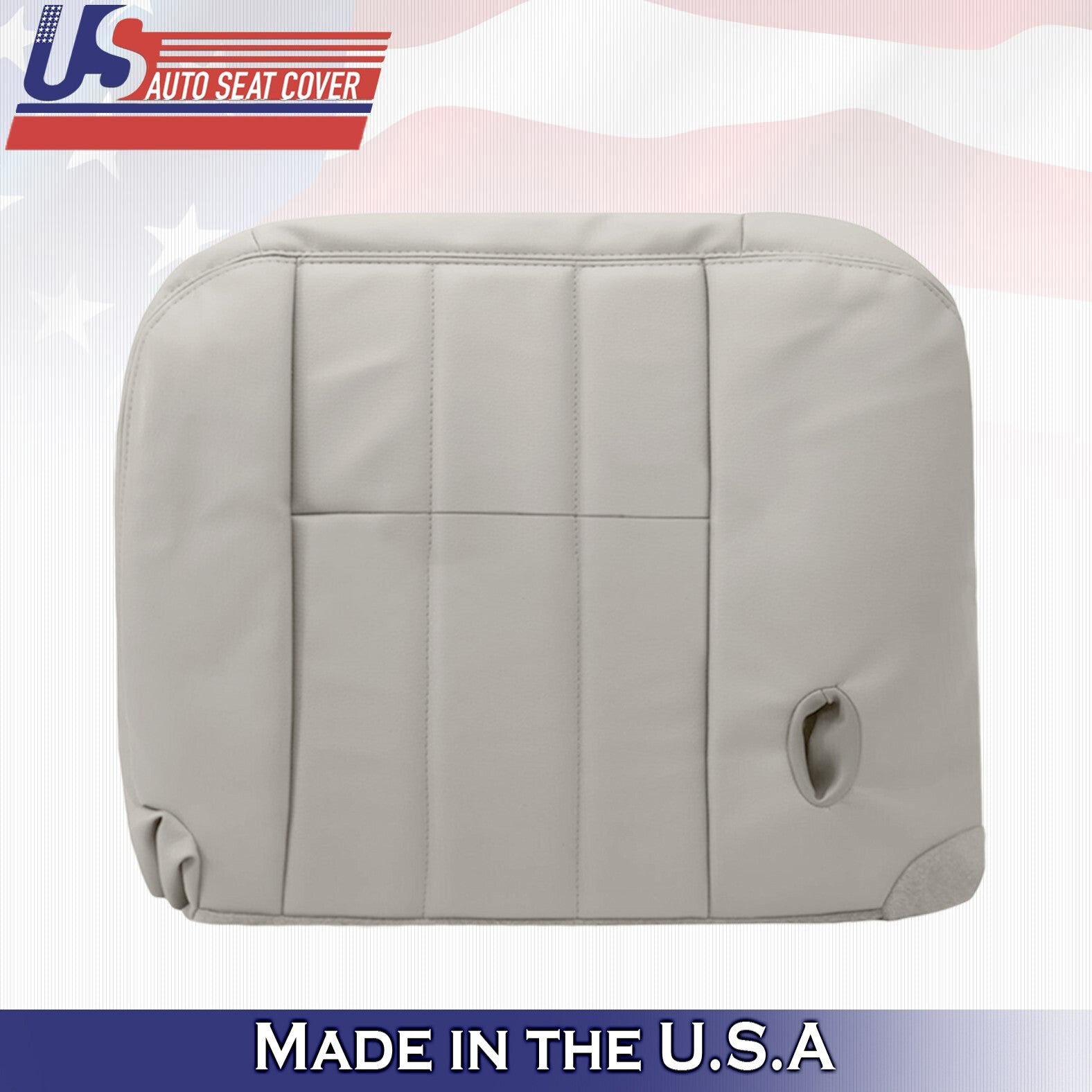 2005 2006 For Mercury Grand Marquis Driver Passenger Bottom Leather Covers Gray