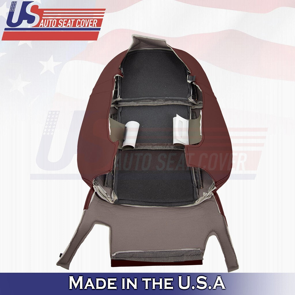 2013 to 2020 Fits Lexus GS350 F-Sport Driver Top Leather Seat Cover Red