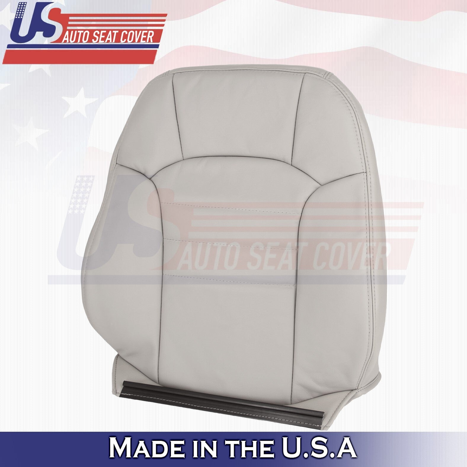 2002 2003 2004 For Jeep Liberty Driver Bottom & Top Leather Cover Light Taupe