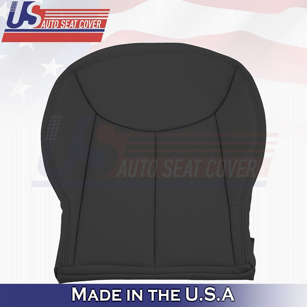 2003 2004 2005 For Mercedes Benz SL600 Driver Bottom Perf Leather Cover Black