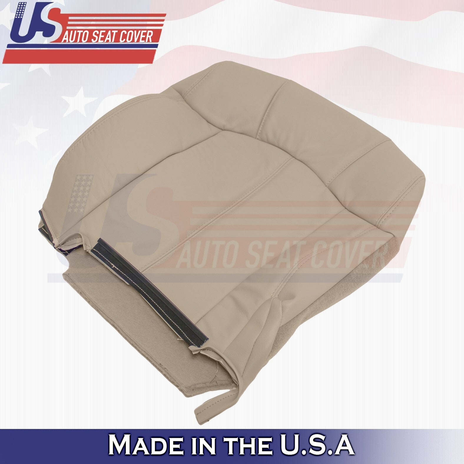 1999 2000 2001 2002 For Chevy Tahoe 2nd Row Passenger Top Leather Cover Tan
