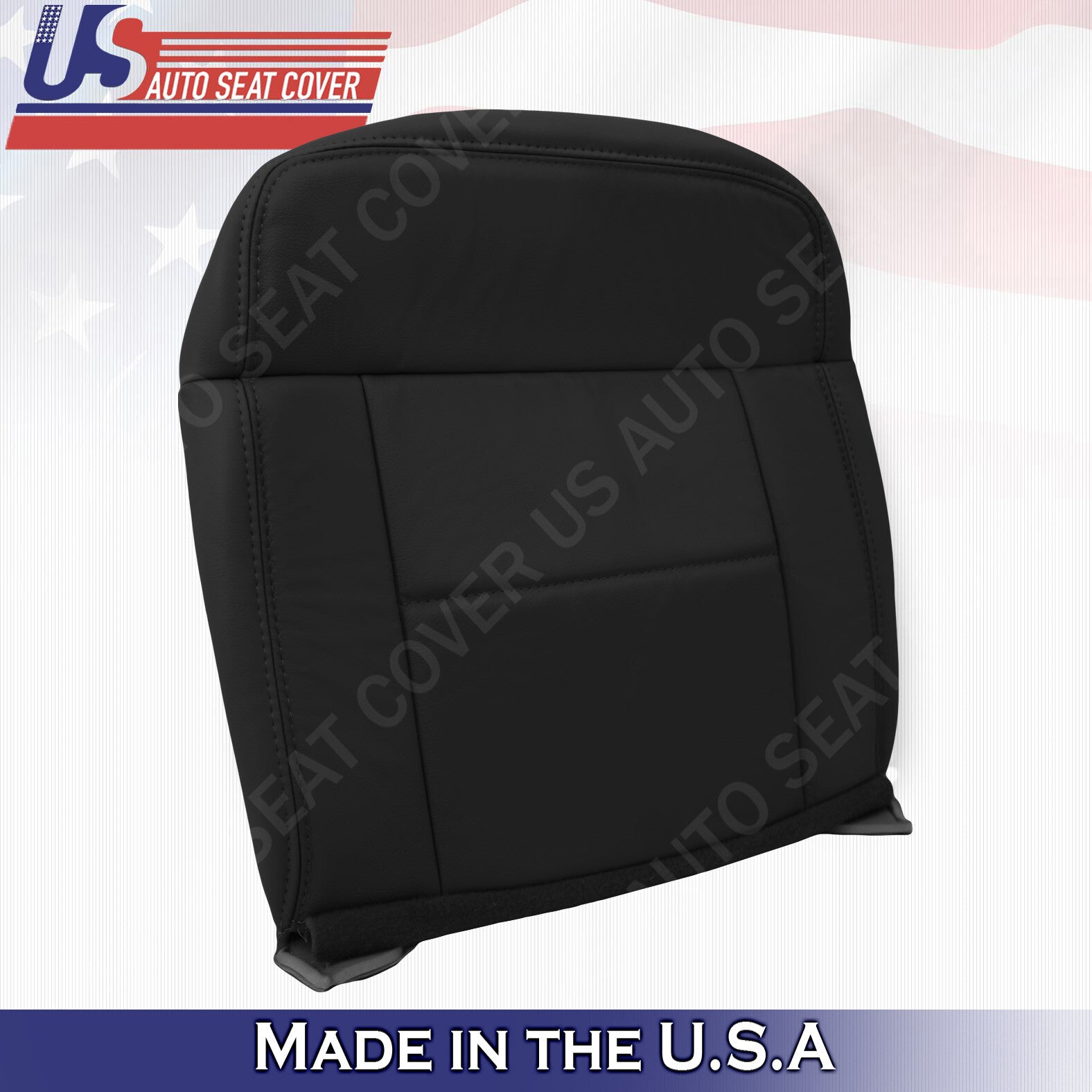 2004 2005 06 2007 2008 Ford F150 REAR Driver-Passenger Bottom Leather Cover Blk