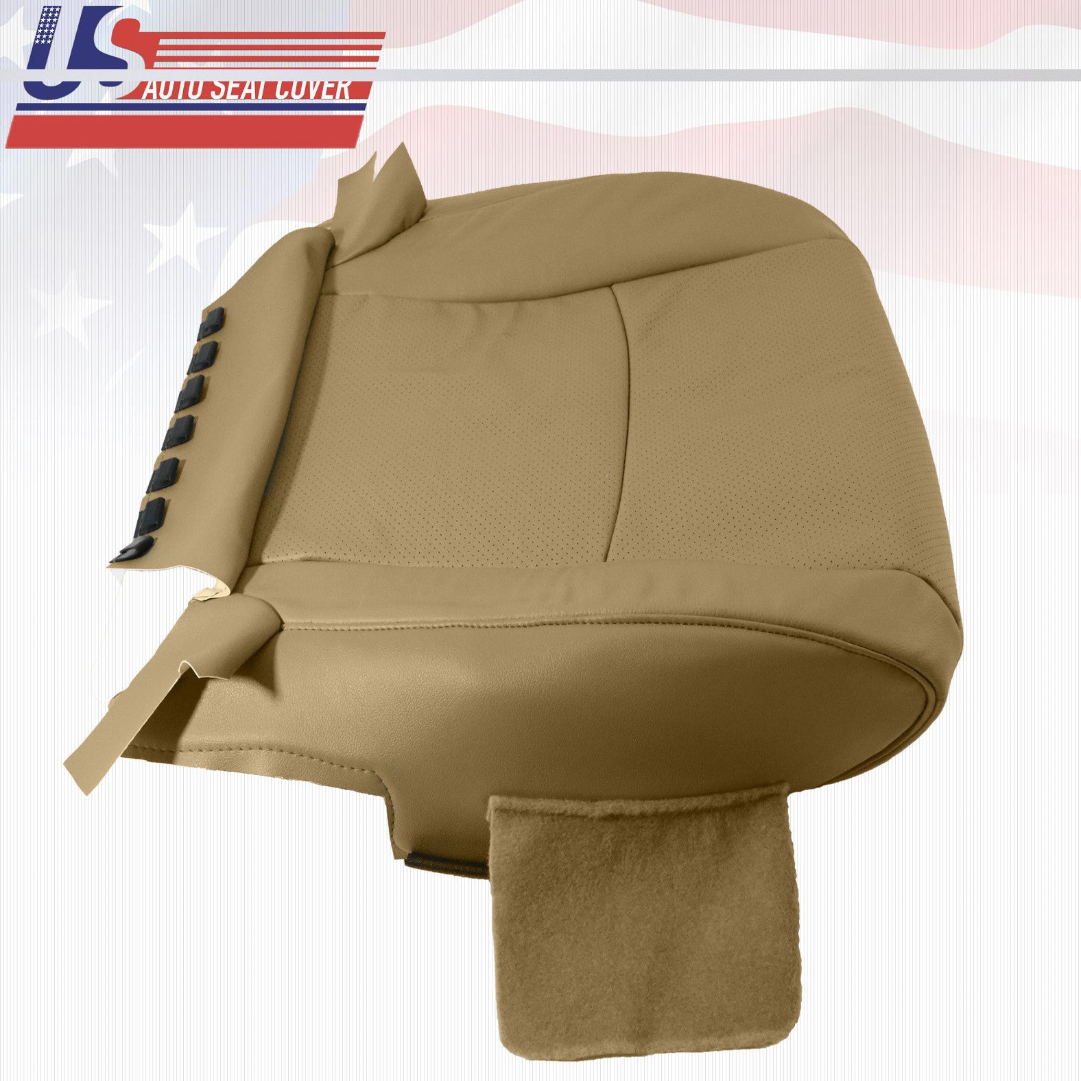Driver Bottom Seat Cover Perforated Leather Fits 2005 Toyota Highlander