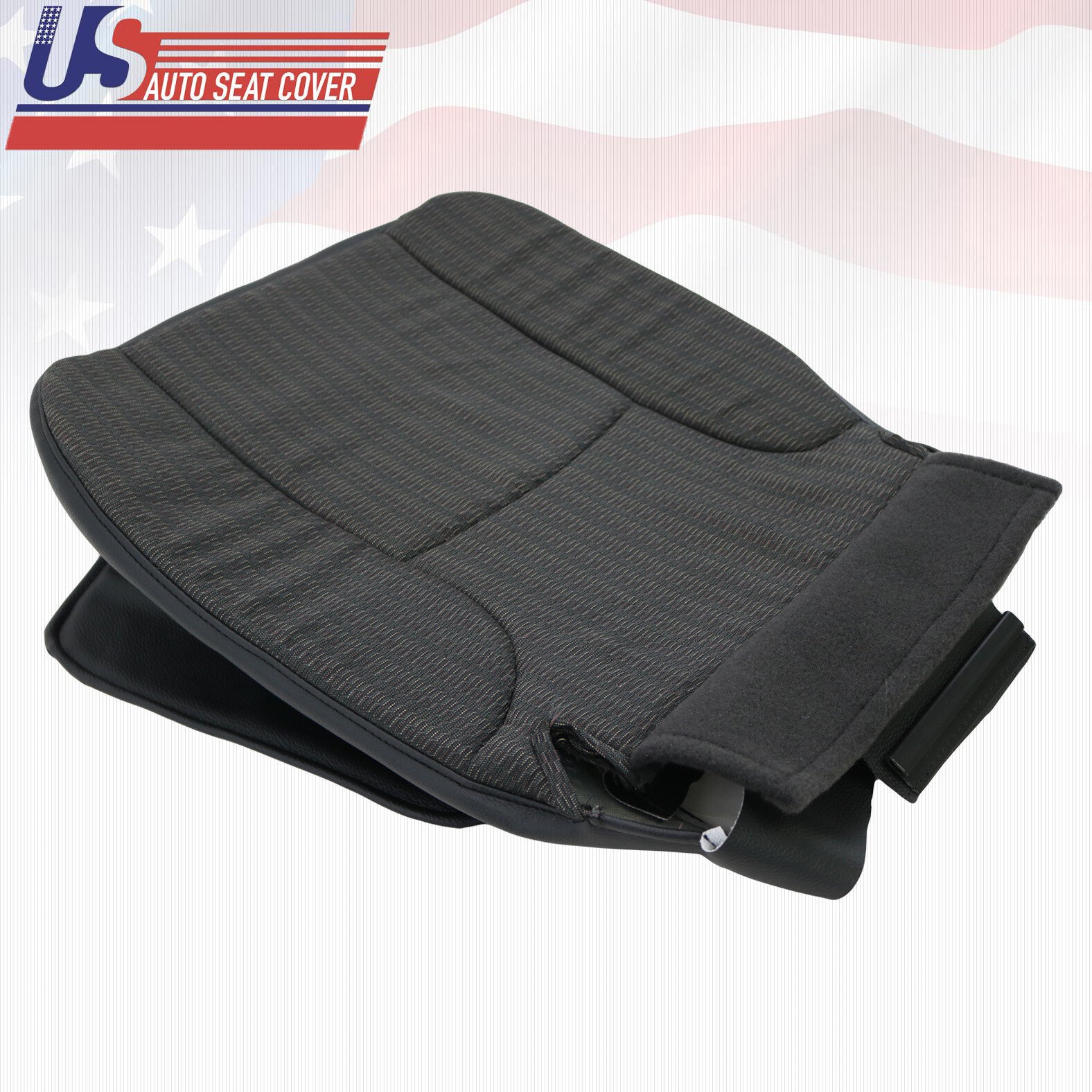 For  Dodge Ram WORK TRUCK LOWER BOTTOMS Cloth Cover DK GRAY 2002 2003 2004 2005