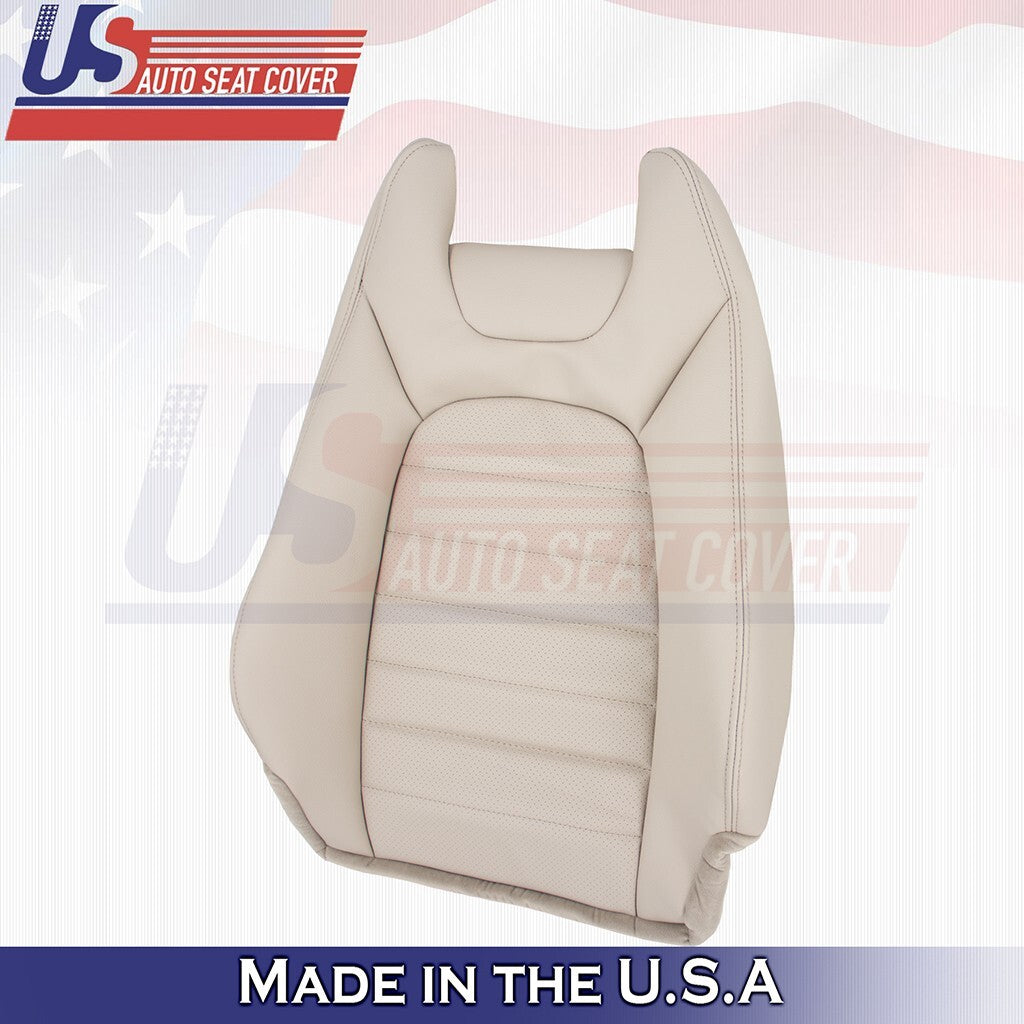 2015 to 2021 For Mercedes Benz C300 Driver &Passenger Tops Vinyl Seat Cover Tan