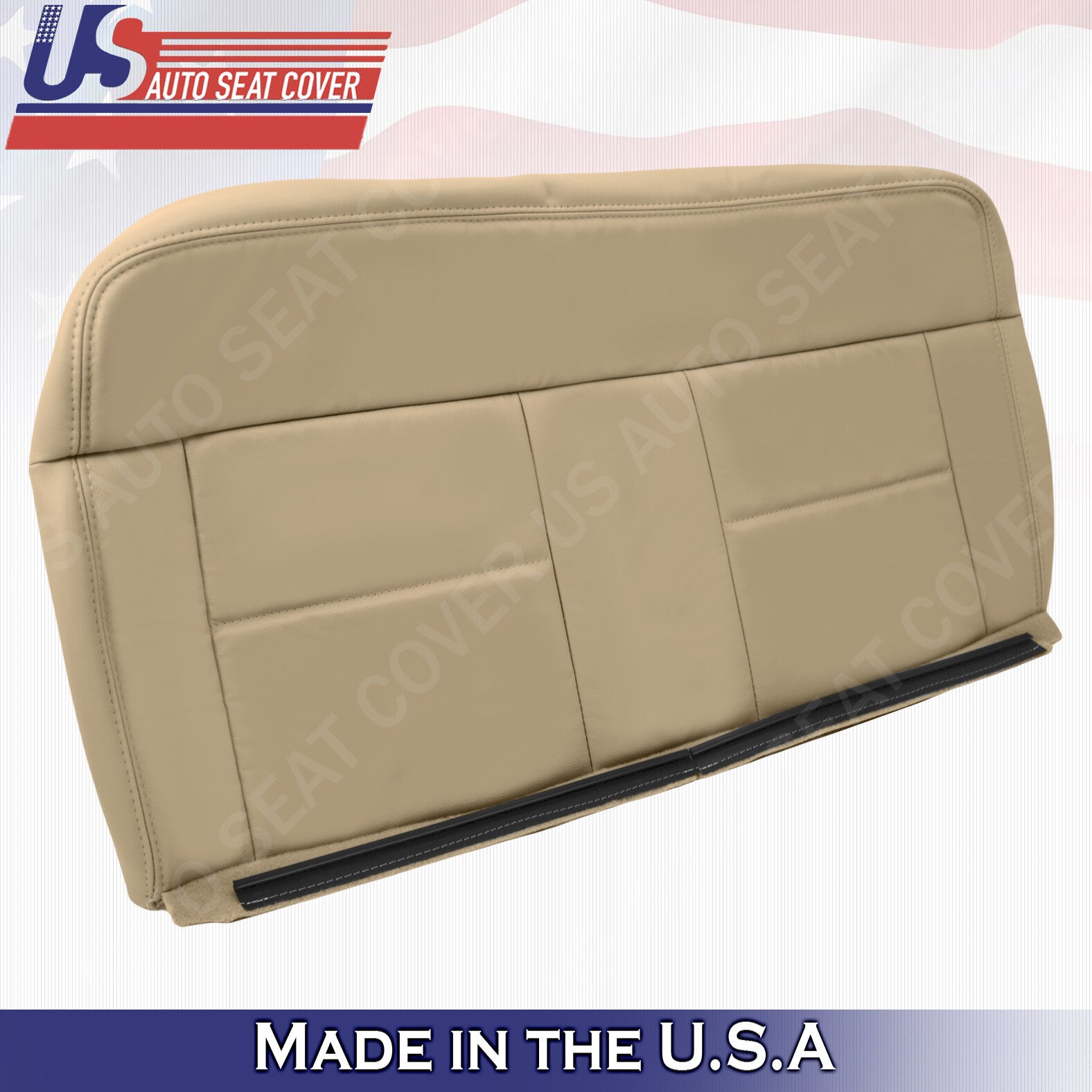 Rear DRIVER Bottom Leather Cover Tan 2005 2006 2007 2008 Ford F150 Lariat
