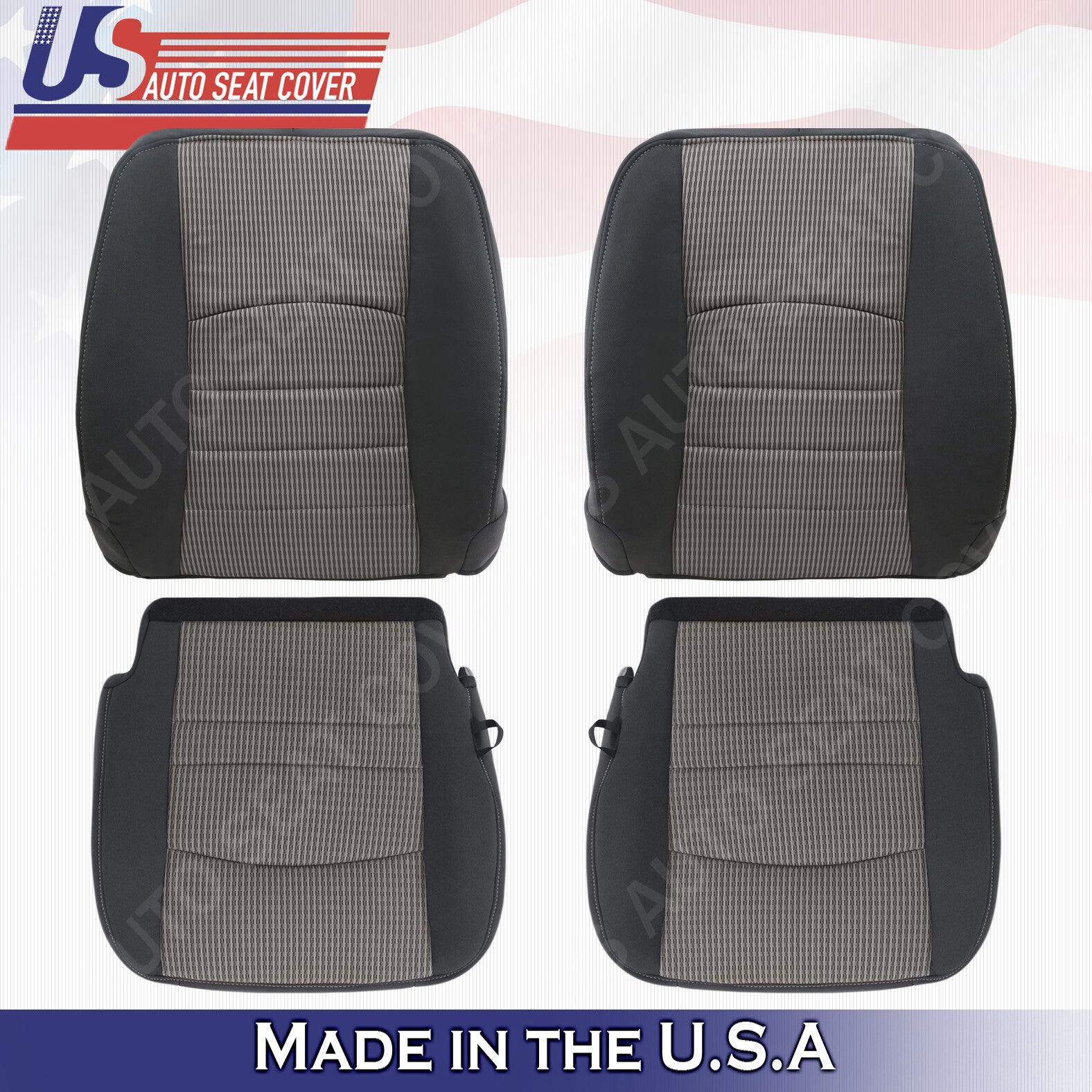 Top Lean Back Cloth seat cover replacement 2009 to 2012 Fits Dodge Ram1500 2500