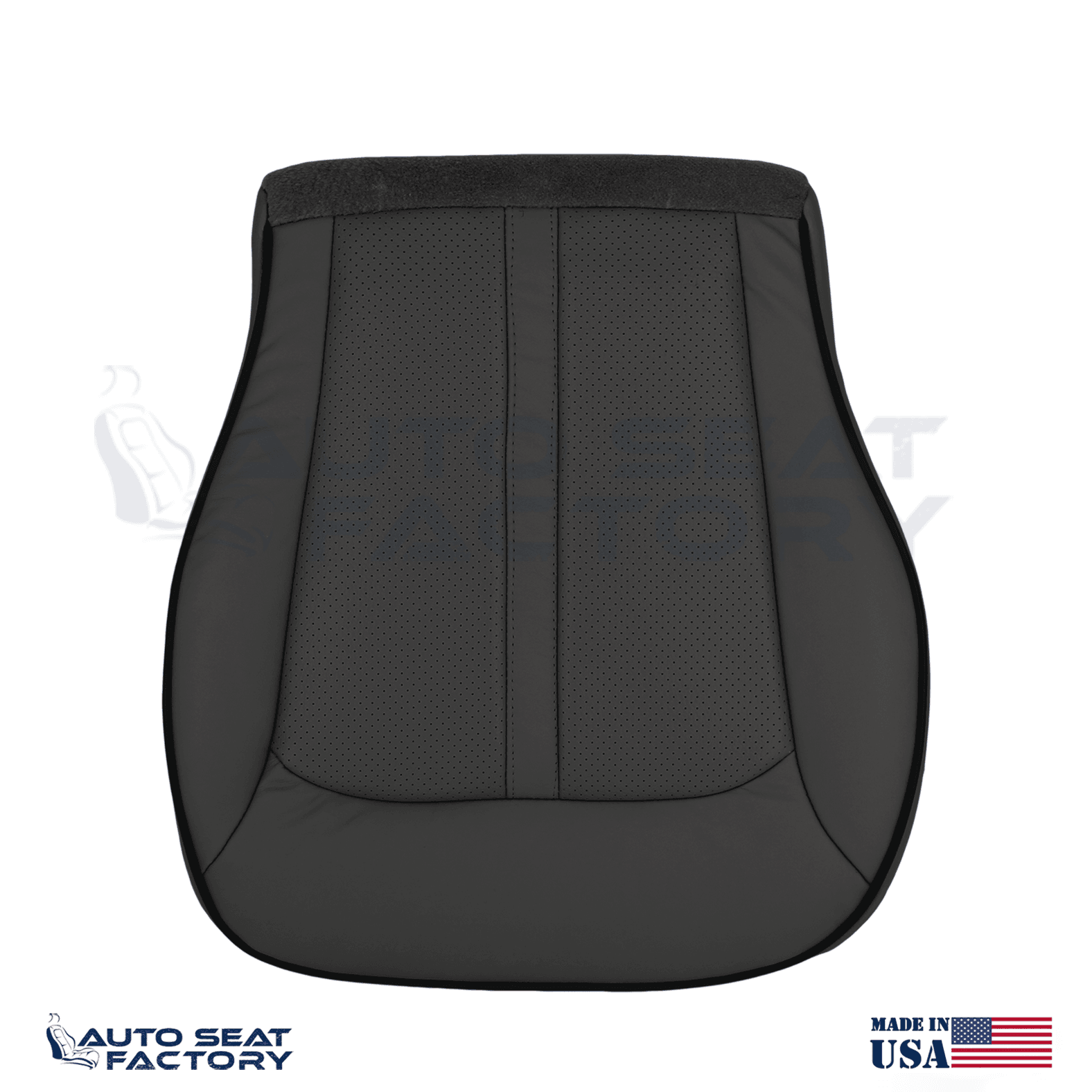 Replacement 2011 -2015 Lincoln MKX Perforated Black Vinyl Seat Covers 4PCS