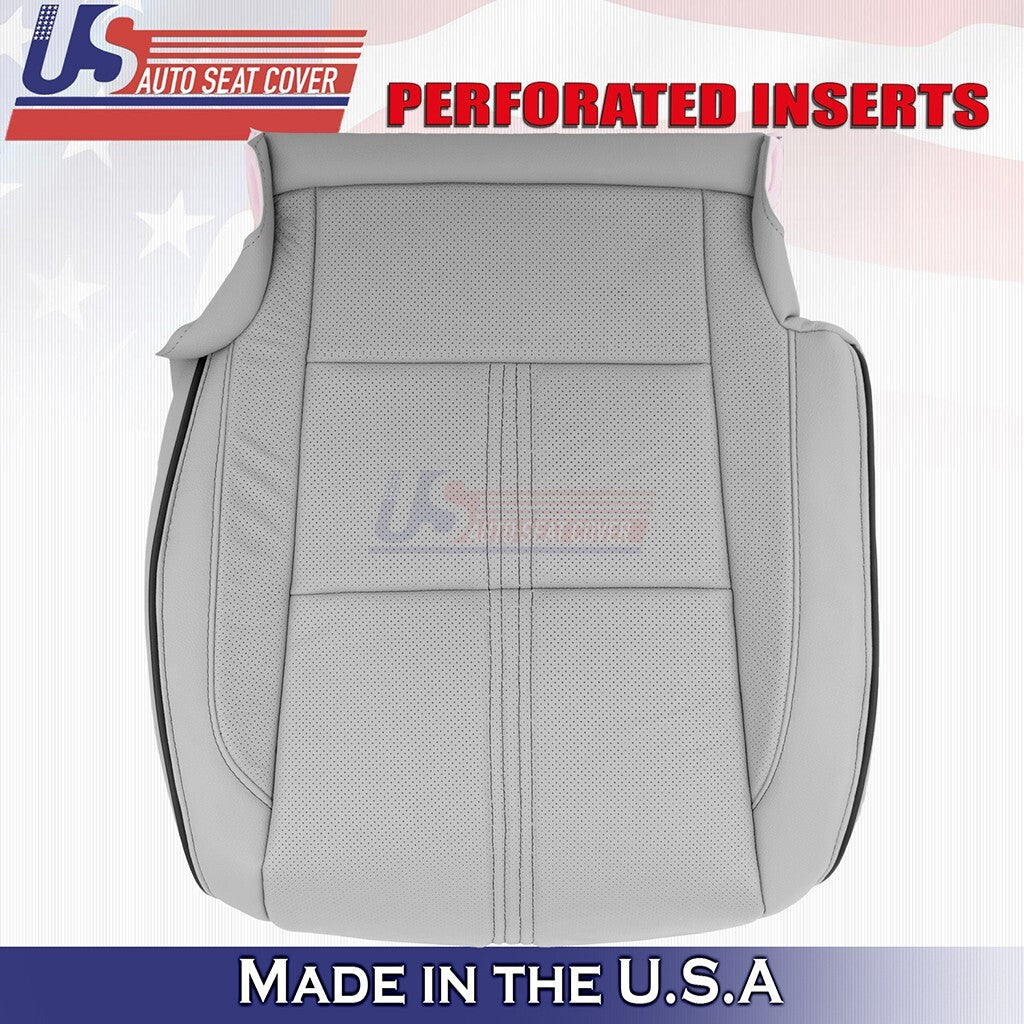 2017 to 2020 Fits Acura MDX Driver& Passenger Bottoms w/ Perf Leather Cover Gray