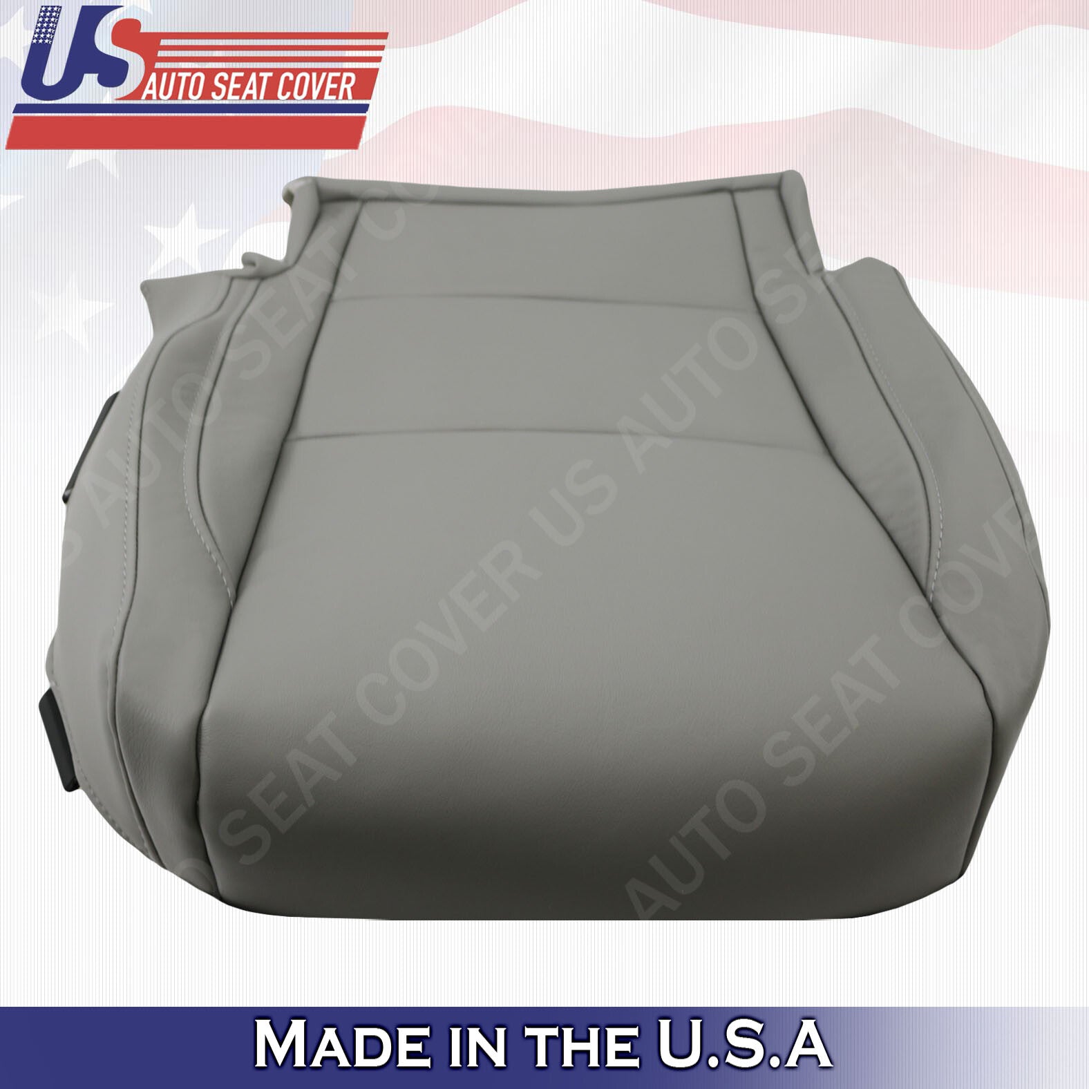 2016 2017 For Acura MDX Drive & Passenger Side Bottom Leather Seat Covers Gray
