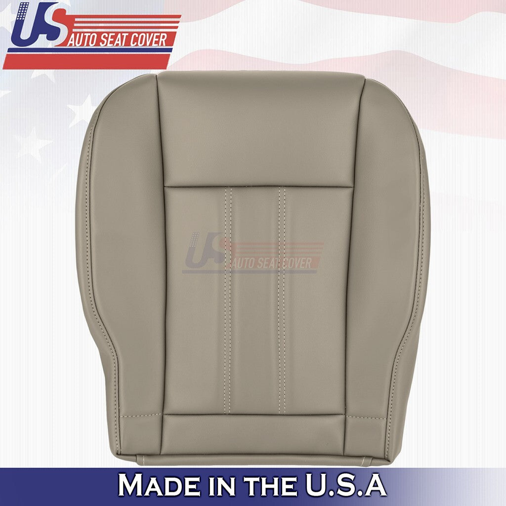 2008 to 2016 For Chrysler Town & Country PASSENGER Bottom Leather Seat Cover Tan