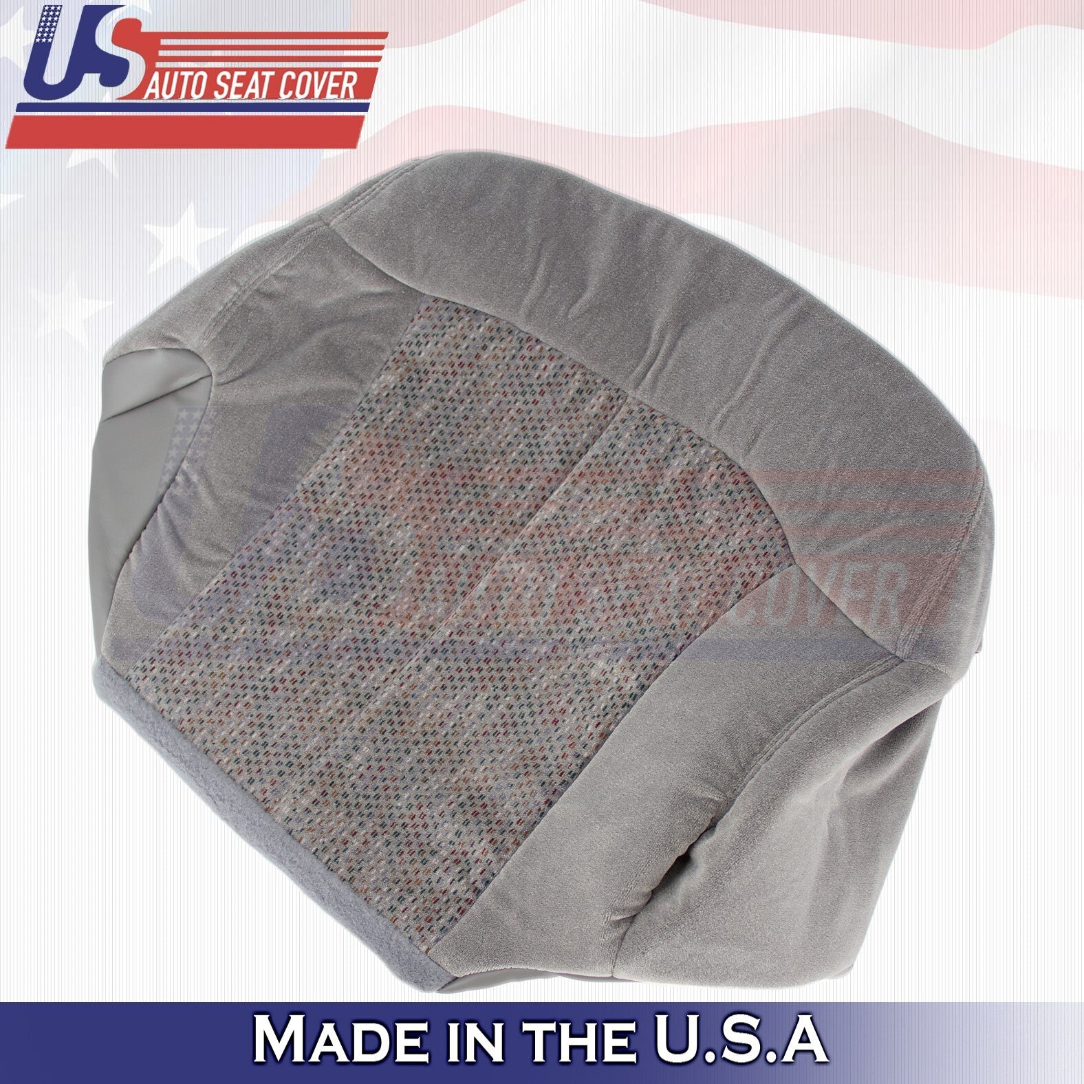 RIGHT Side BottomTop/Headrest/Armrest Cloth Cover Gray For 1999 2000 Chevy Tahoe
