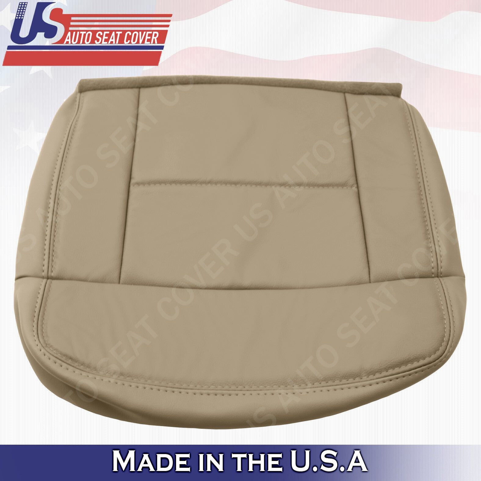 2005 2006 2007 2008 Fits Ford F150 Lariat Rear Bottoms Leather Seat Cover Tan