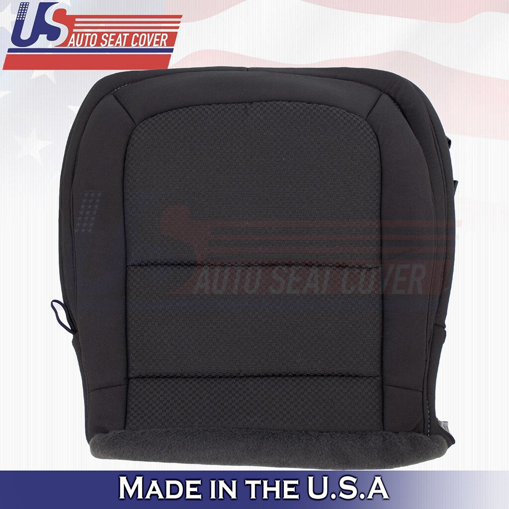 2015 2016 2017 2018 For Chevy Colorado Passenger Bottom Cloth Seat Cover Black