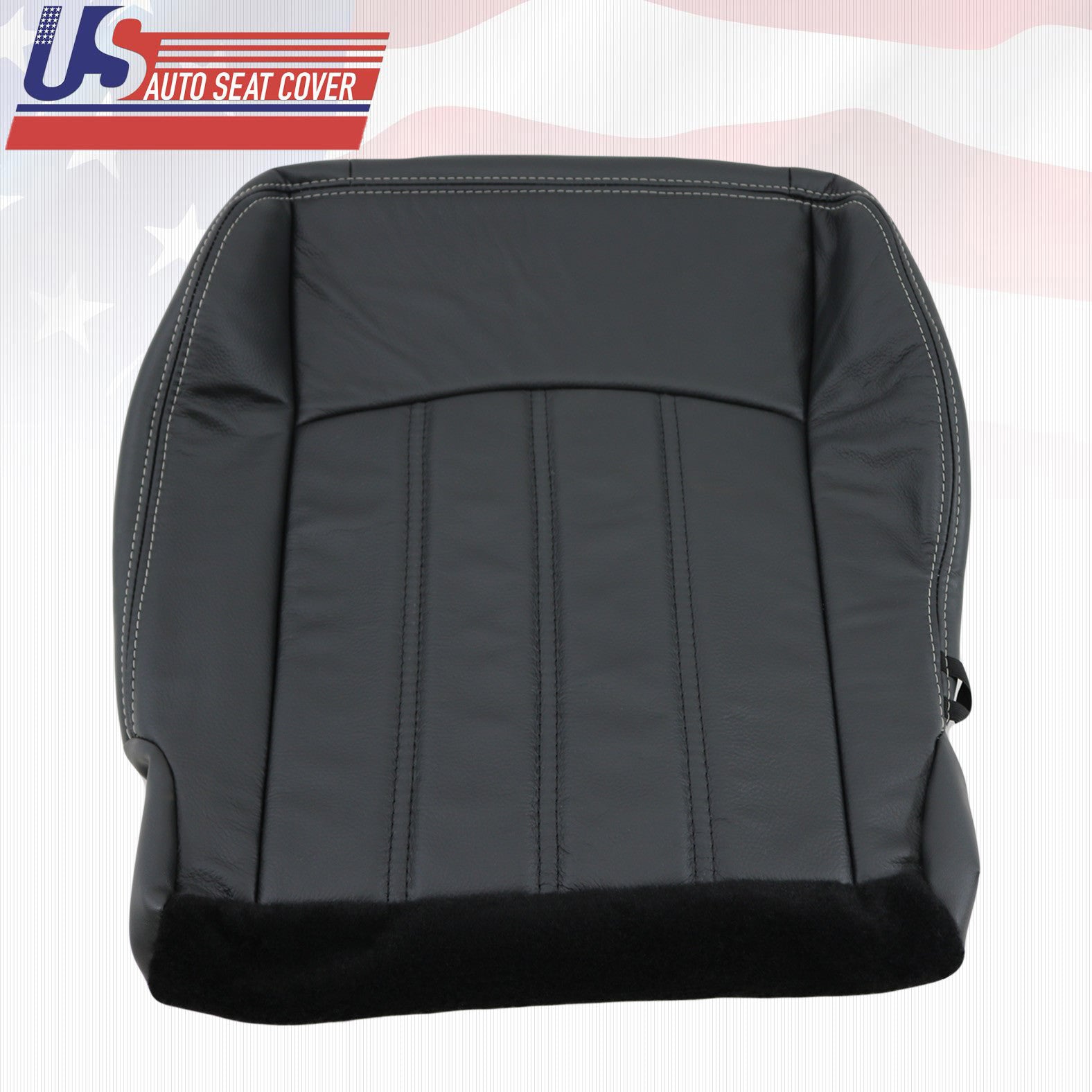 2009-2012 Fits Dodge Ram Laramie 1500 Bucket Seat Dark Slate Leather Cover