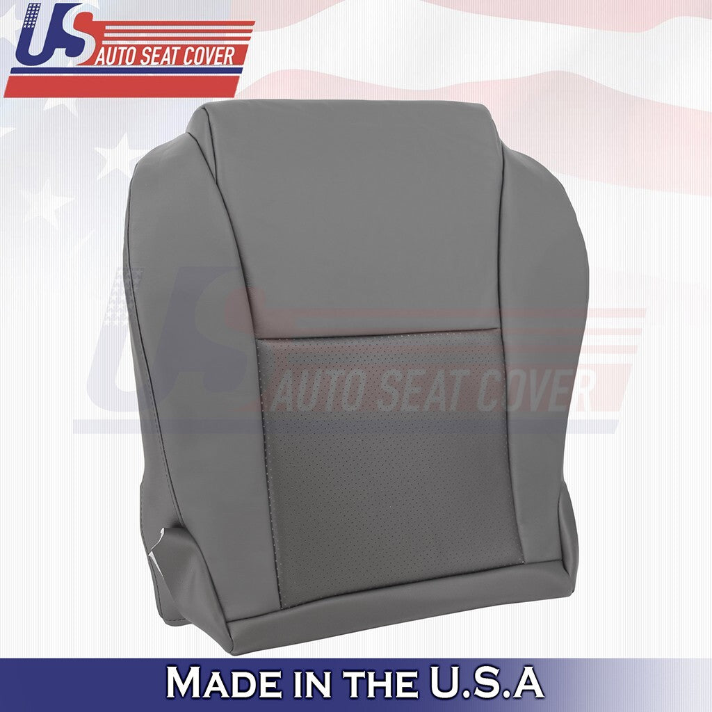2005 - 2008 For Toyota Tacoma Driver Bottom Perforated Leather Seat Cover Gray