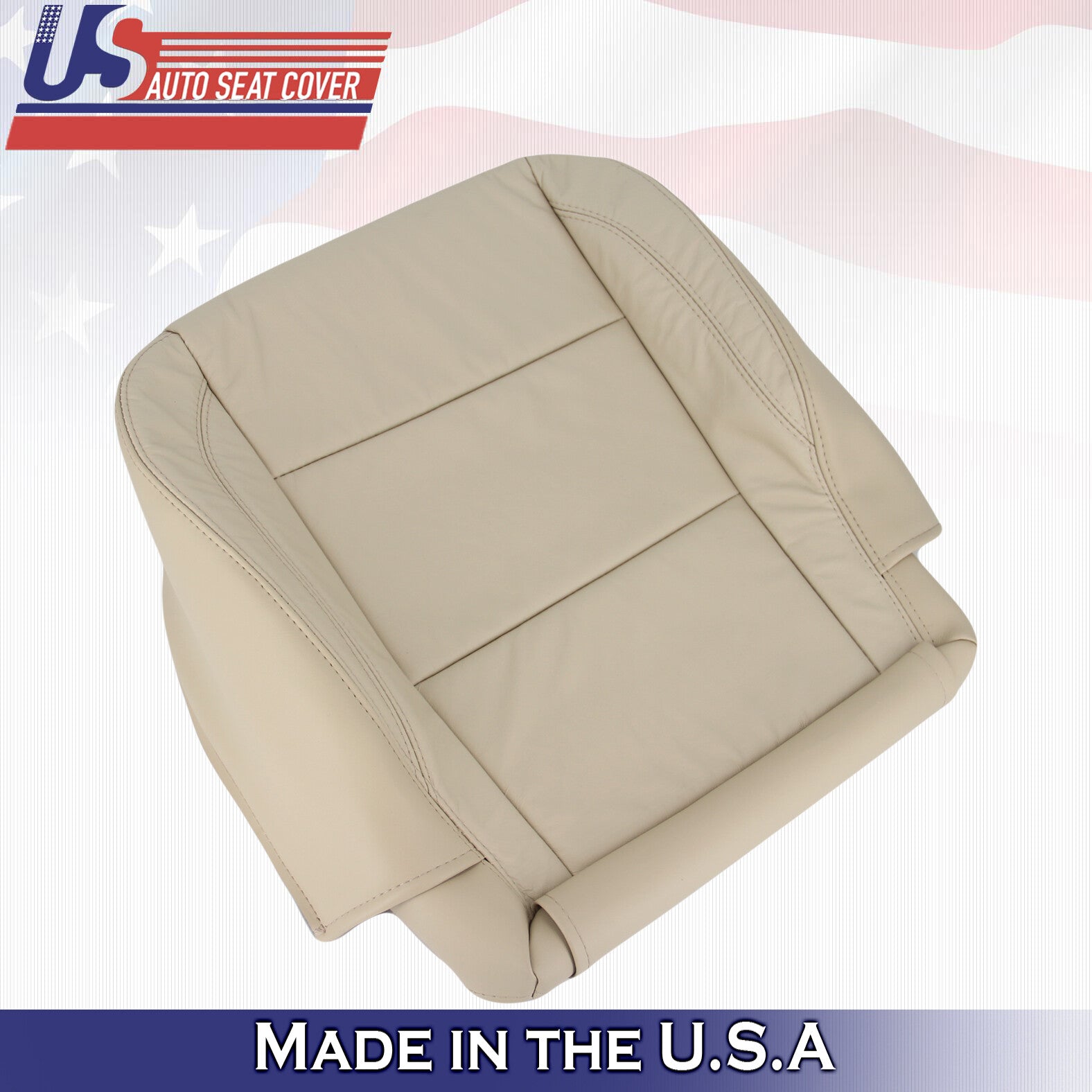 2004 - 2010 For Infinity QX56 Driver Side Bottom Leather Seat Cover in Tan